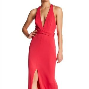 Plunging V-Neck Gown